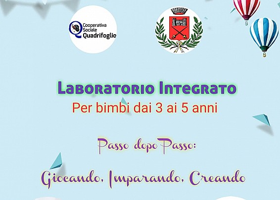 Laboratorio Integrato per bimbi dai 3 ai 5 anni